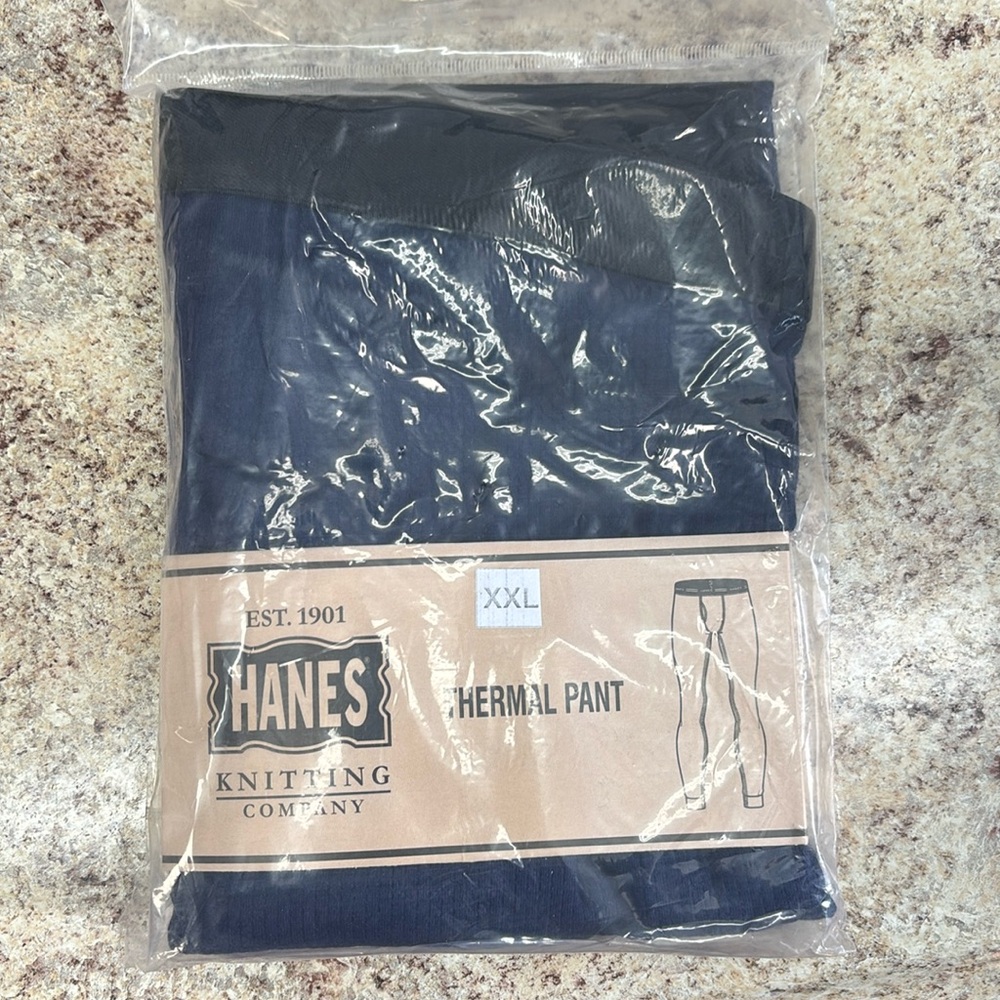 Hanes Originals Men's Knit Thermal Bottom, Sizes  XXL